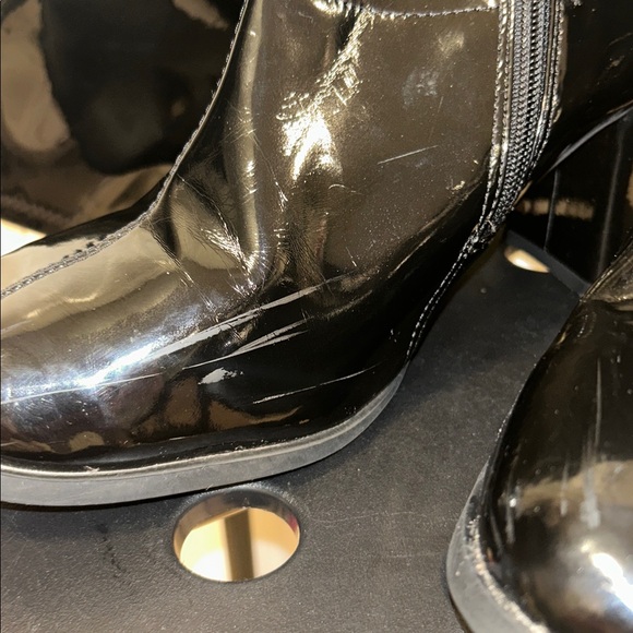 Black Patent Gogo Boots Size 12 - Picture 9 of 10